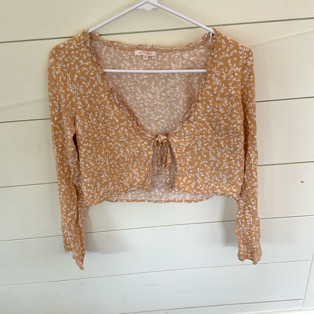 Lottie Moss floral tie cardigan never worn (Pacsun)